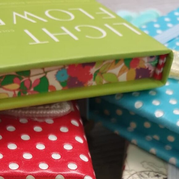 Mini Notebook Butterfly Flowers Handmade Notepad Small Pocket Mini Journal Gift - Picture 2 of 3